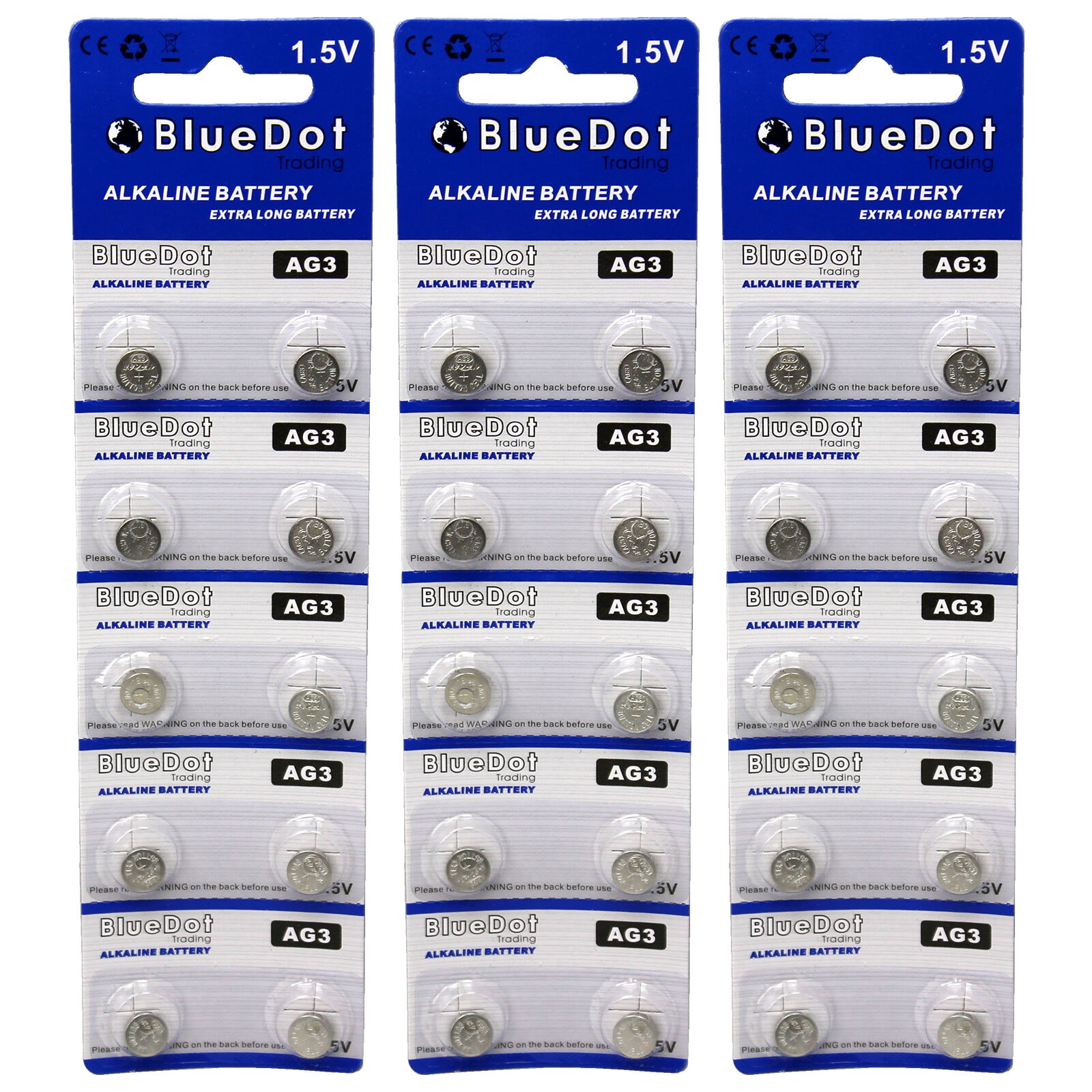 NEW (30X) AG3 LR41 392 L736 G3 G3A V3GA V36A GP192 Button Cell Battery