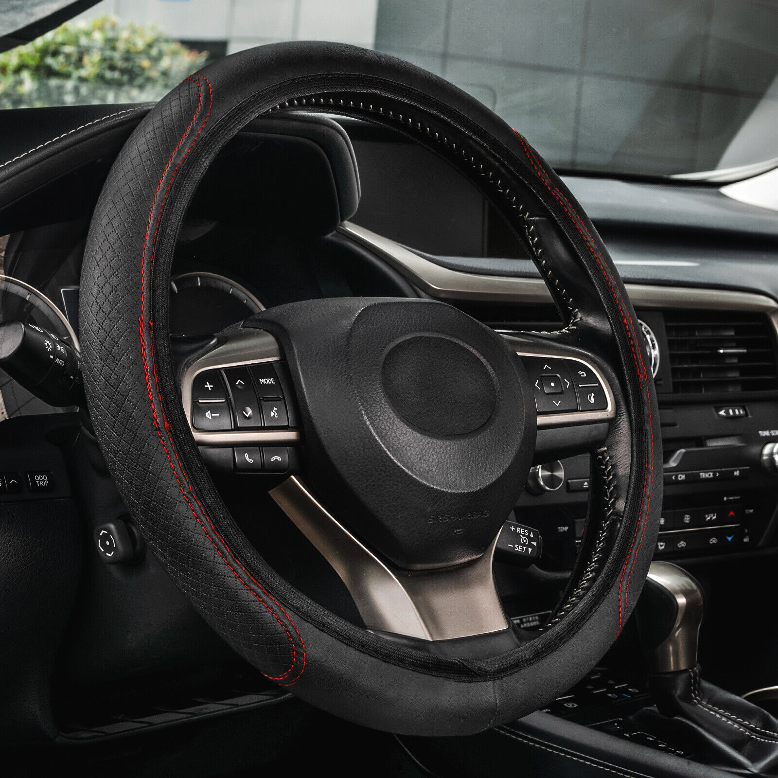 Leather Car Steering Wheel Cover for Good Grip Auto Accessories 15