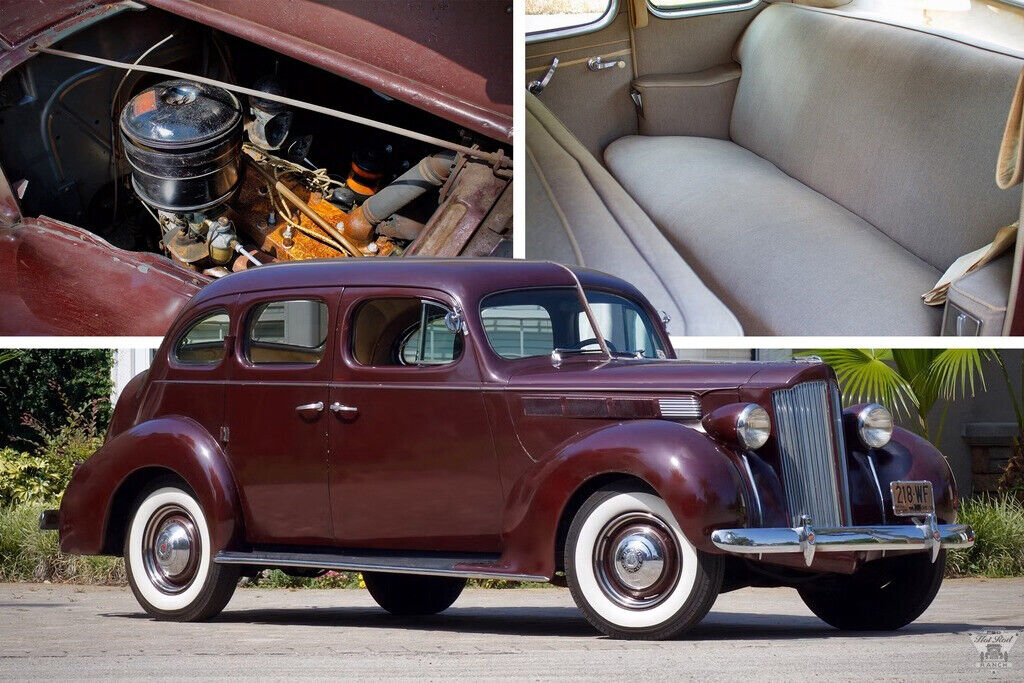 1938 Packard Six Touring Sedan 35K Original Miles / Restored!