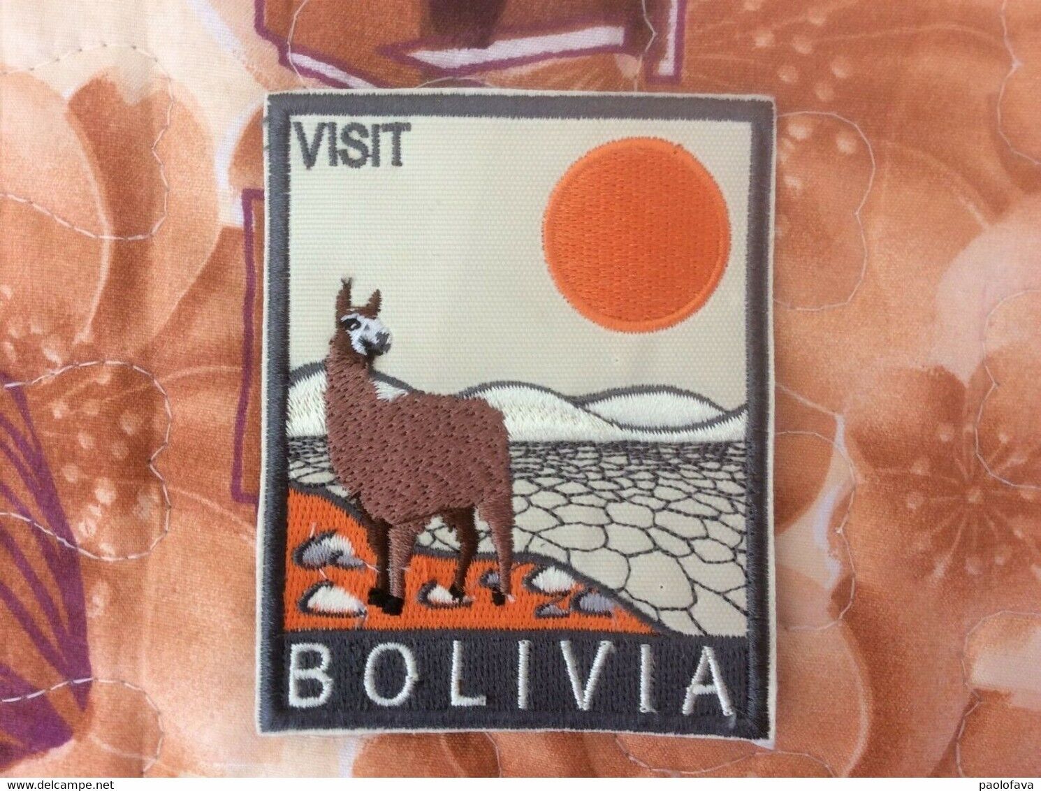 Patch Bolivia Salar de Uyuni Andes Souvenir Salt Flat Potosí