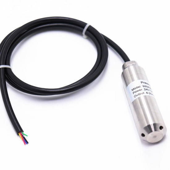 Submersible Level Transducer 4-20mA, 16ft depth range, 30 ft Cable, Transmitter