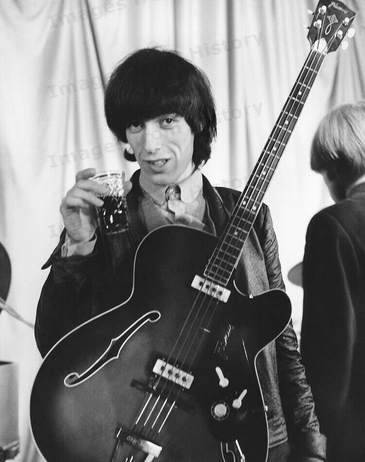 8x10 Print Bill Wyman The Rolling Stones #BWRS