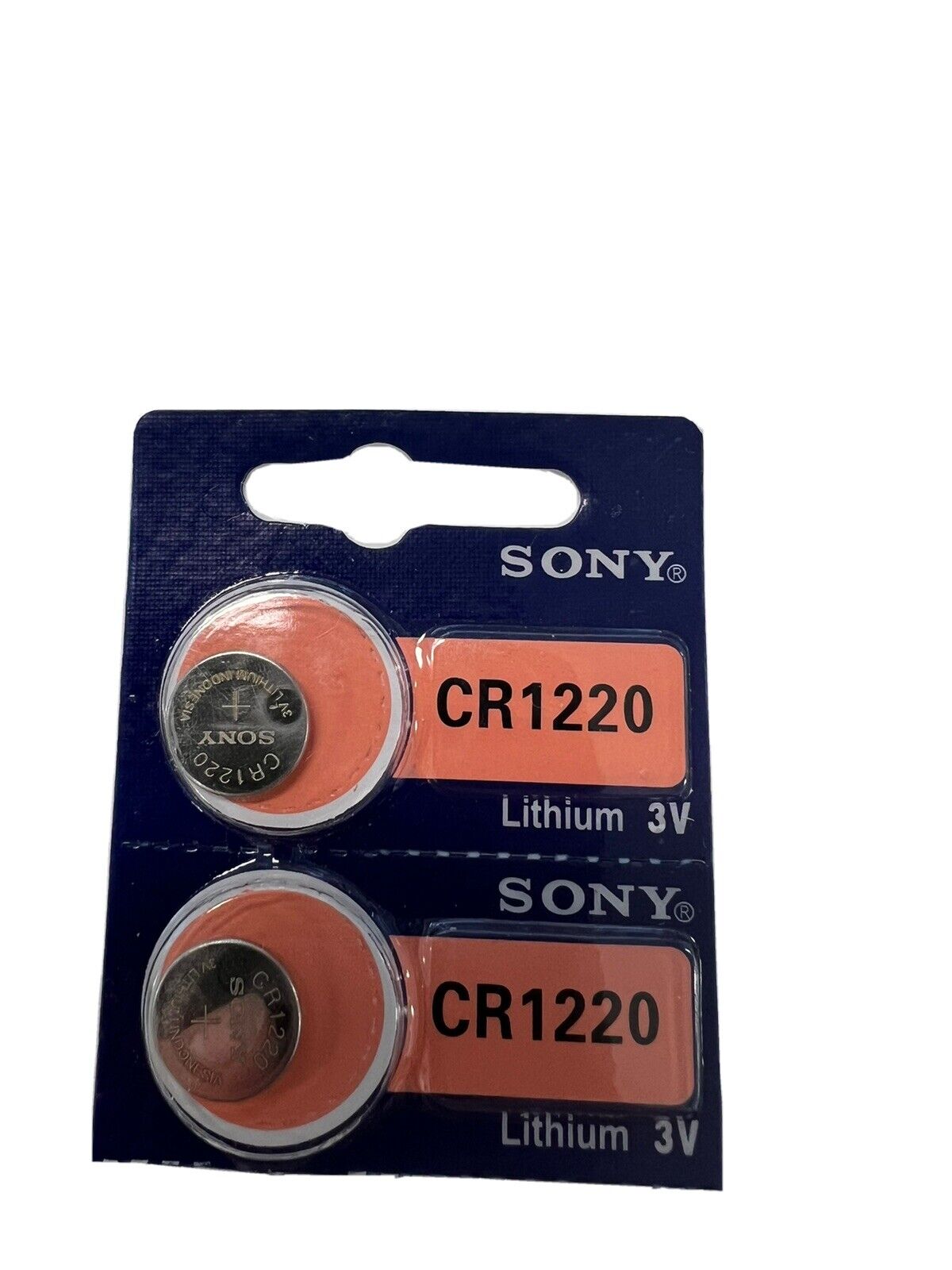 2 PCS SONY CR1220 LITHIUM BATTERIES 3V US SELLER Exp 2030