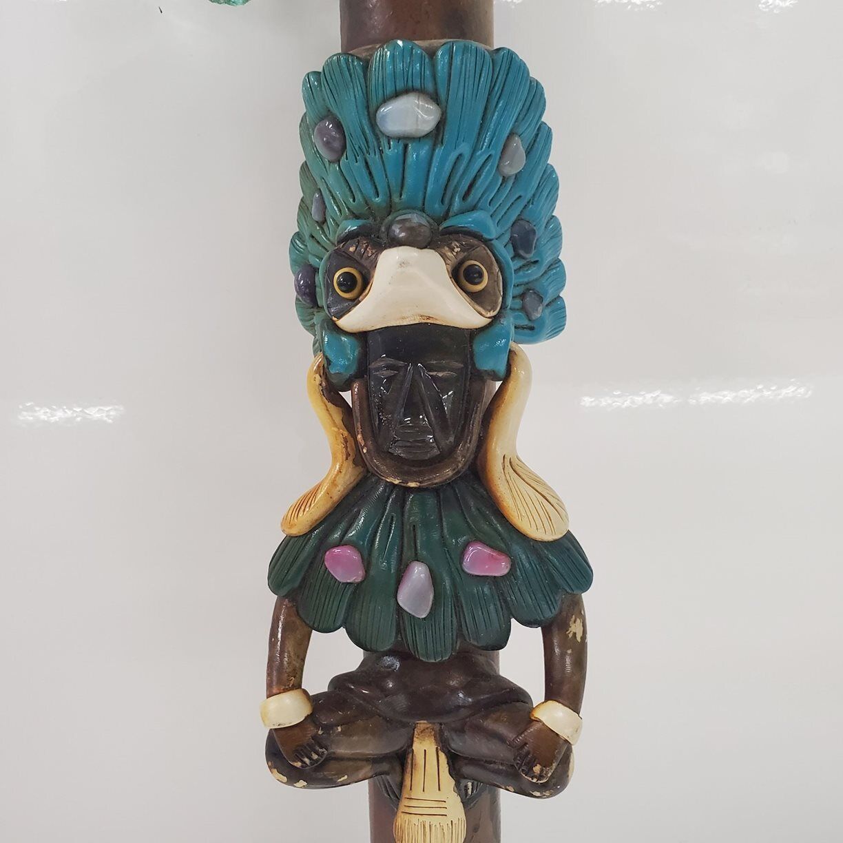 Unique Aztec Eagle Rain Stick