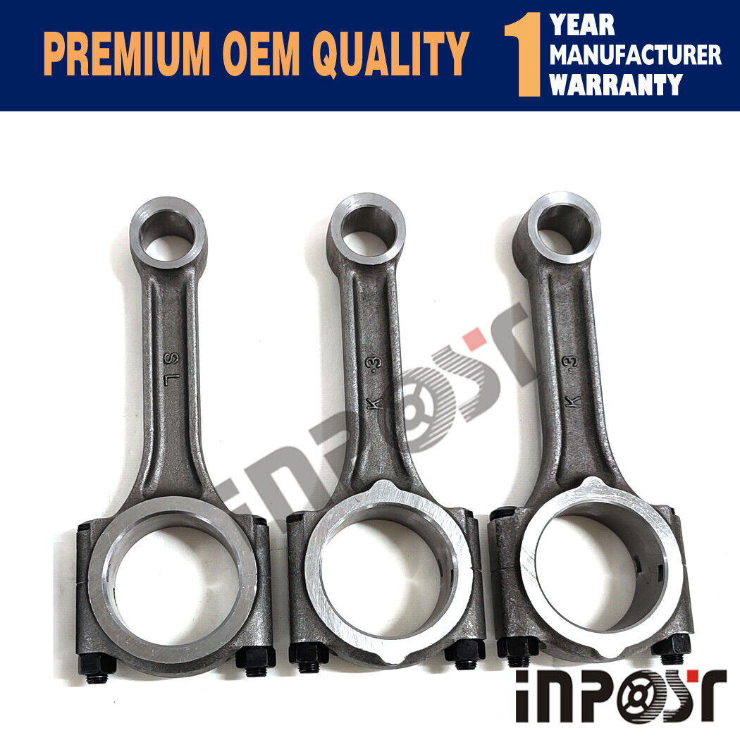 STD 3PCS Connecting Rod for Mitsubishi S3L Tractor T233 T273 T353