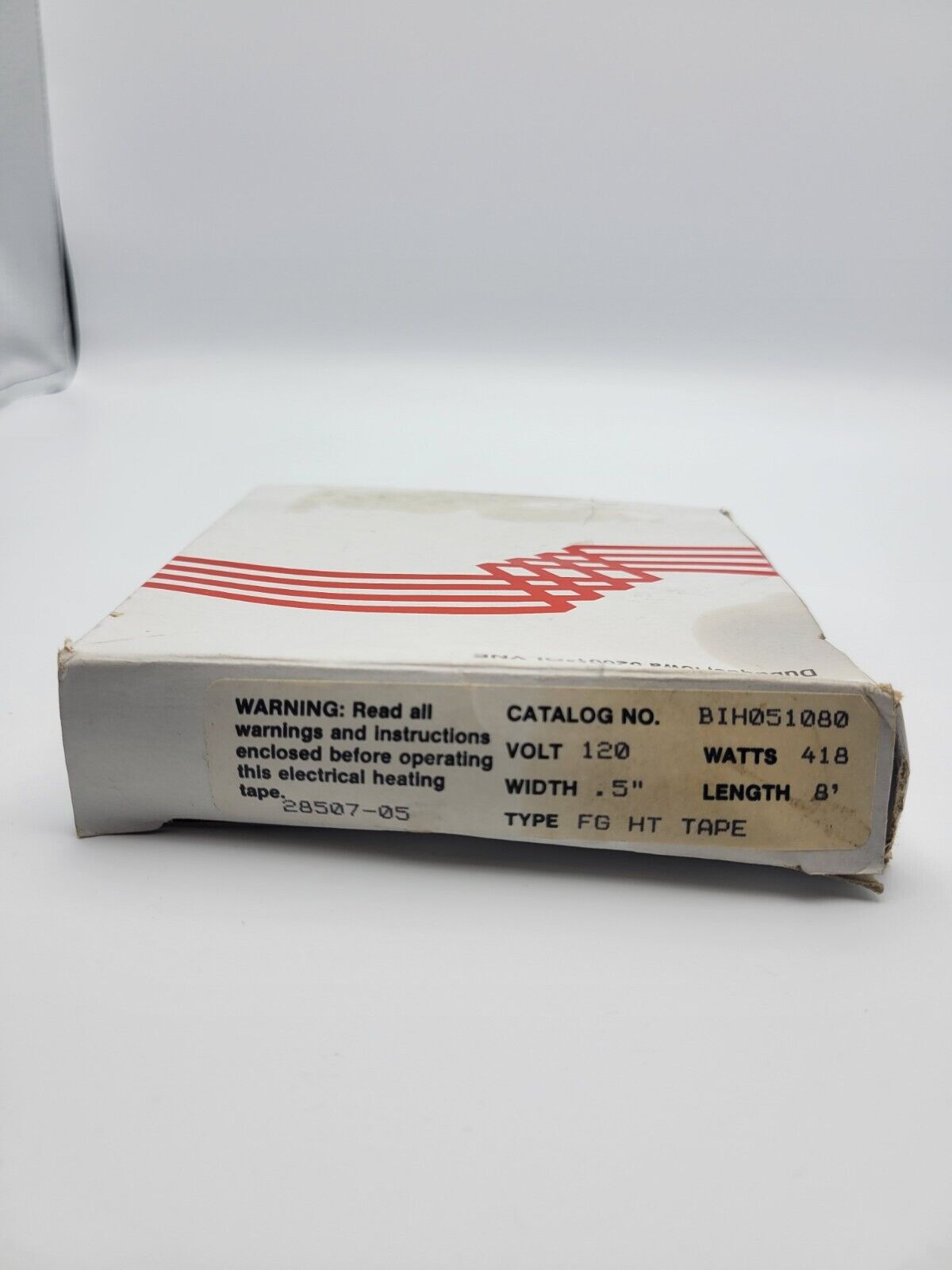 Thermolyne BriskHeat BIH051080 Heating Tape 120V 418 WATTS .5