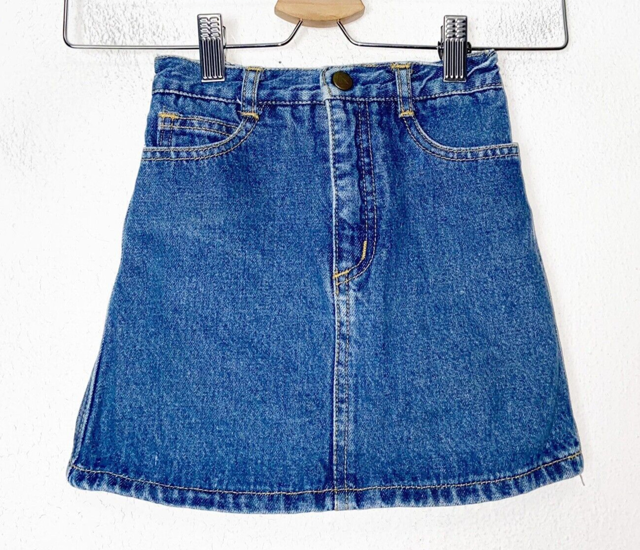 Vintage Guess Blue Denim Skirt Girls Size 6