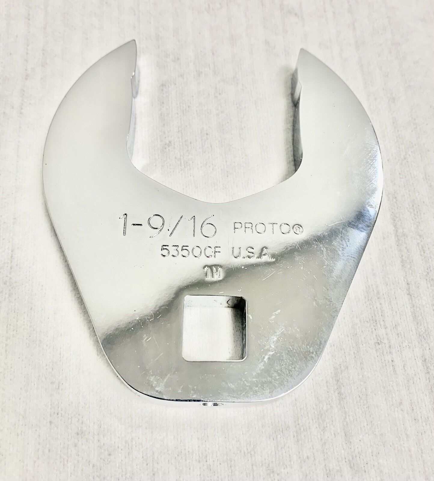 PROTO 1/2” Drive 1-9/16” Crowfoot Open/Box End Wrench J5350CF USA Crows Foot