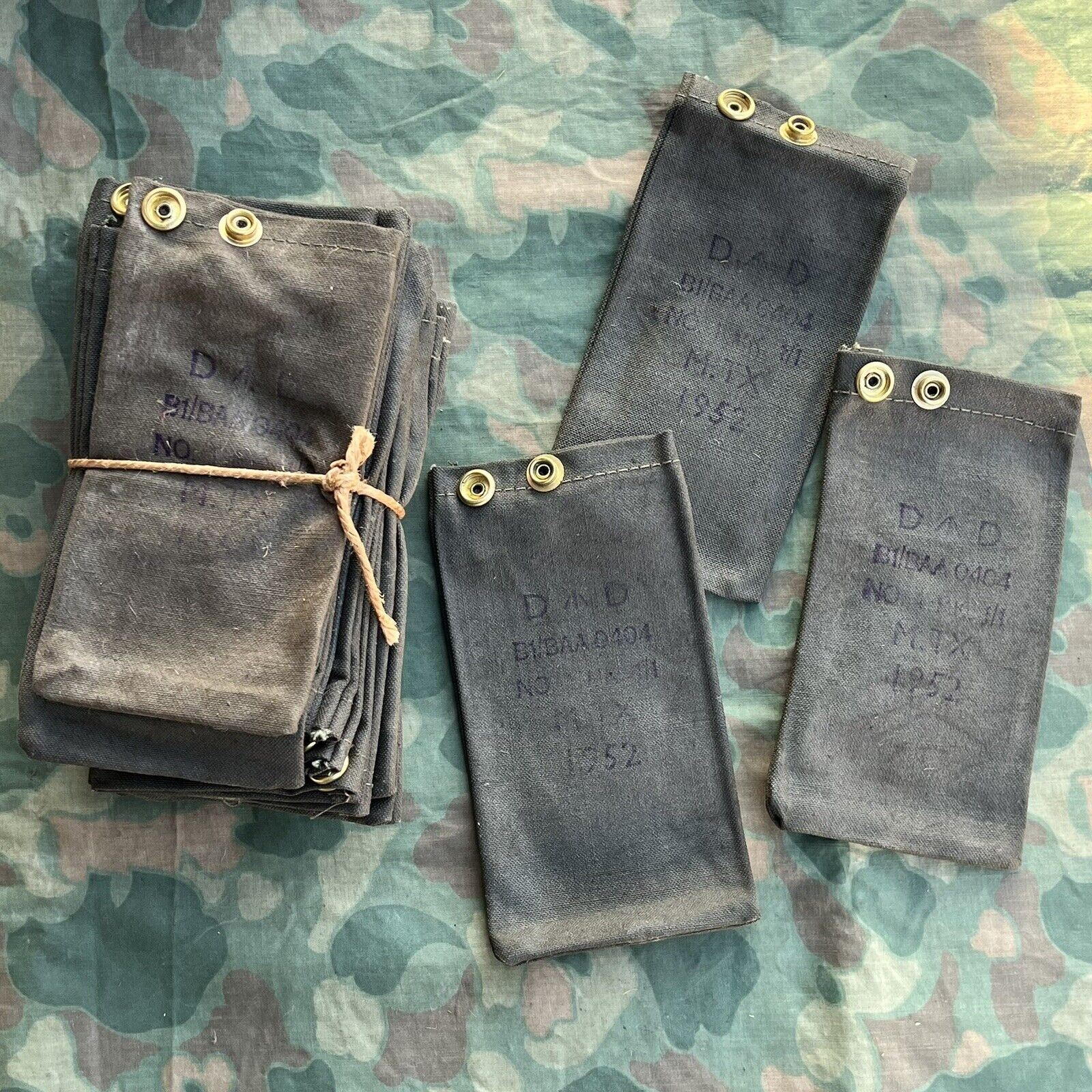 One (1) Lee Enfield No4 Mk1 Canvas Muzzle Cover NOS 1950s Unissued British