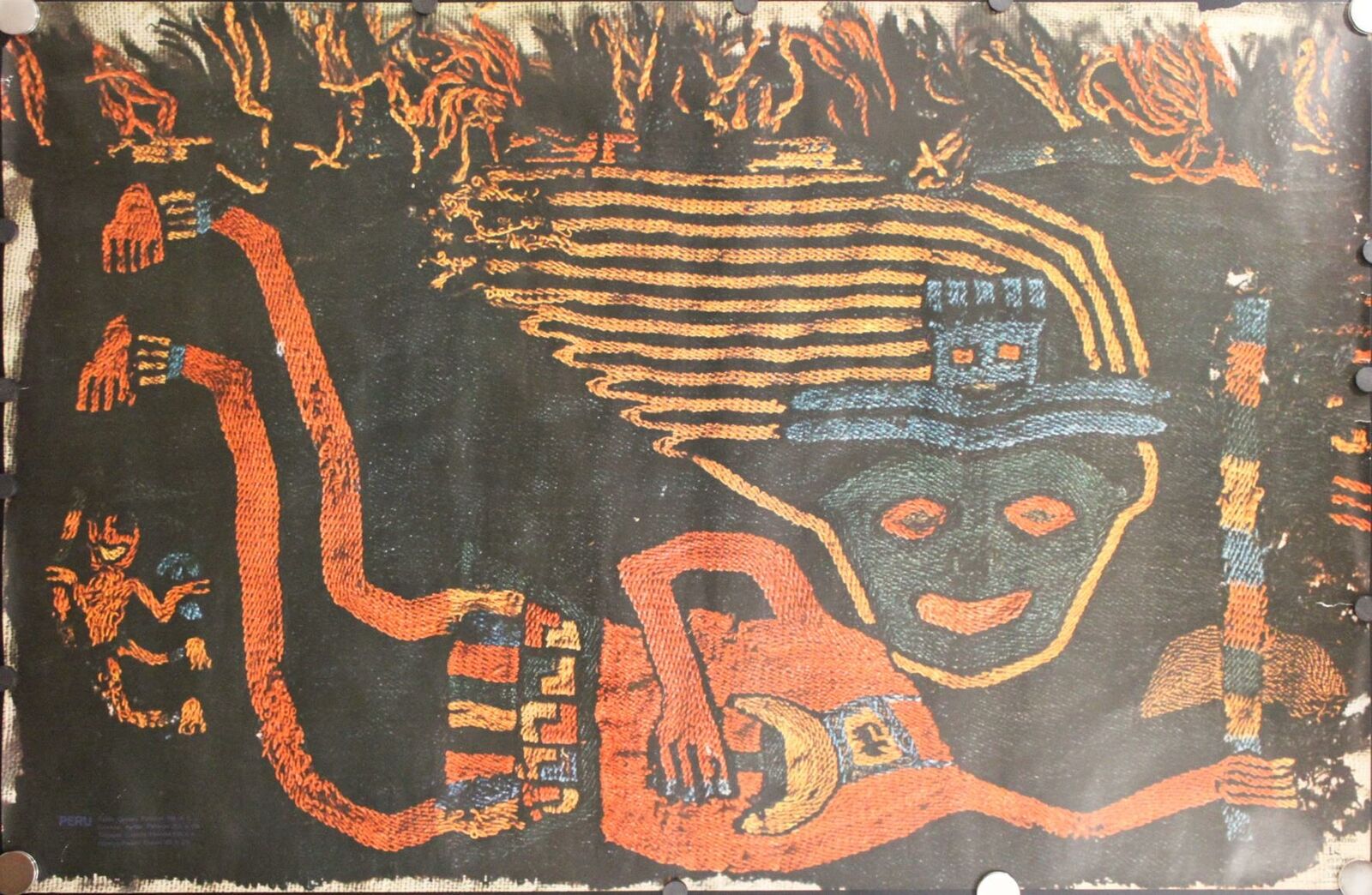 1968 Lima, Peru History Poster by Santiago Valverde Tourism Vintage Original