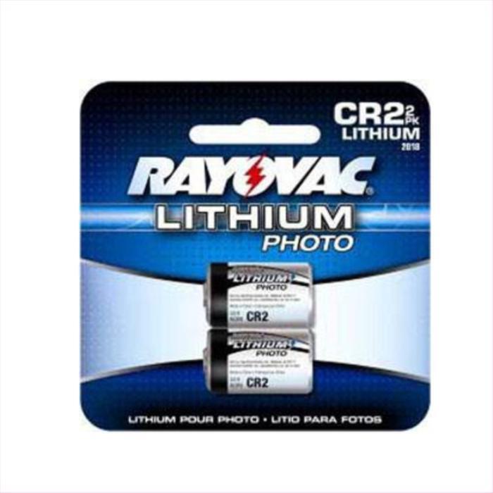 Rayovac RLCR2-2 3V Lithium Photo Battery CR2 Size - 2 Pack