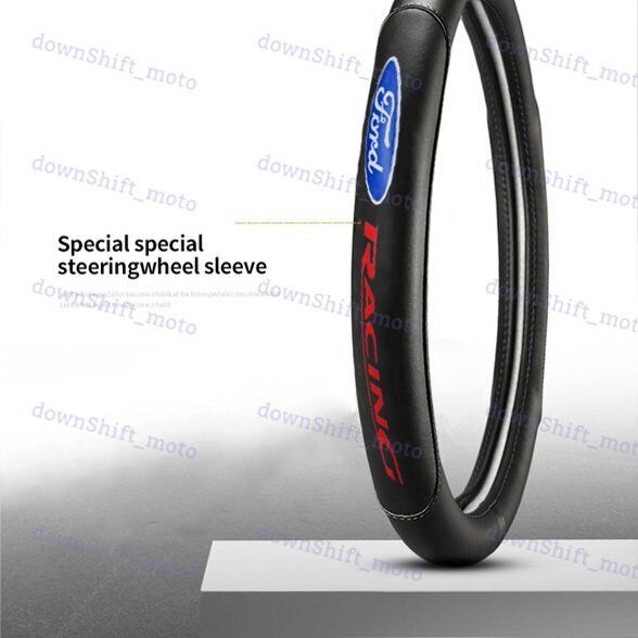 Genuine Leather For FORD Racing Black 15