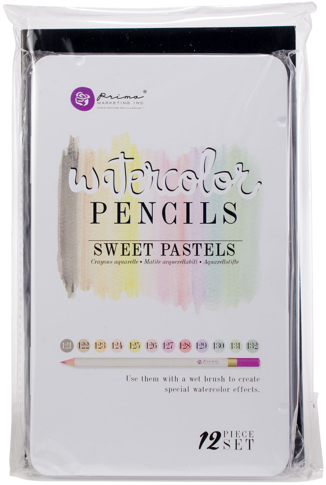 Prima Marketing Watercolor Pencils 12/Pkg-Sweet Pastels