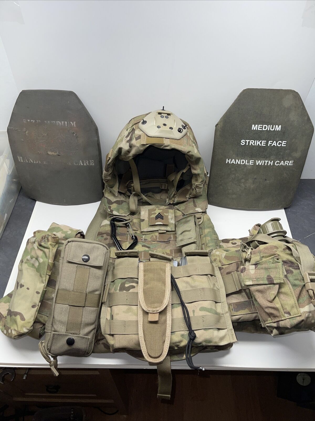 GEN 4 BULLETPROOF VEST MULTICAM PLATE CARRIER OCP BODY ￼ARMOR With Extras