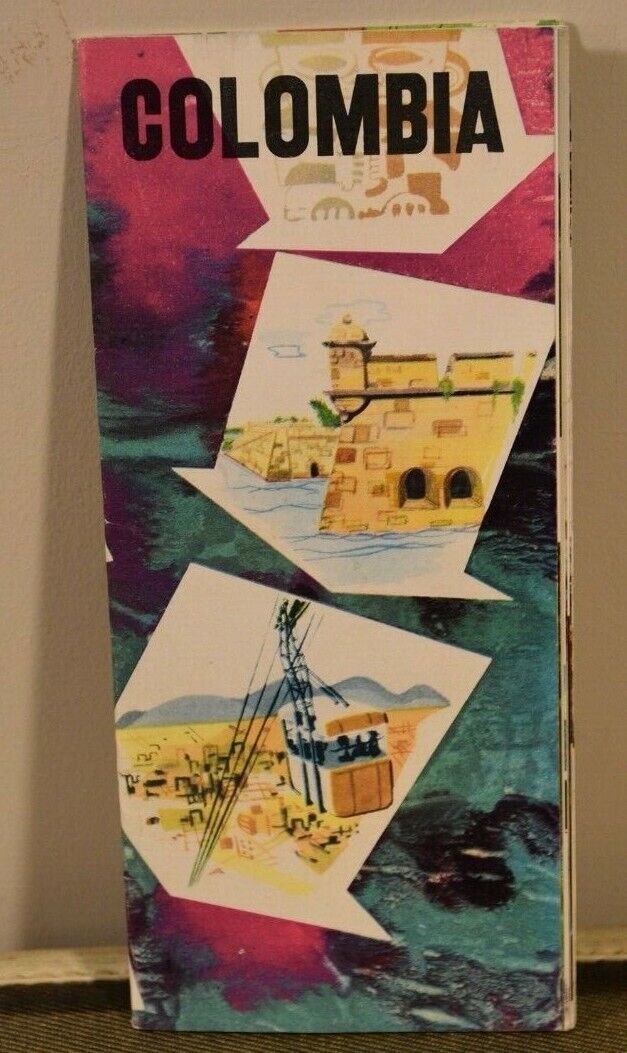 COLOMBIA Empresa Colombiana De Turismo Travel BROCHURE Lithograph