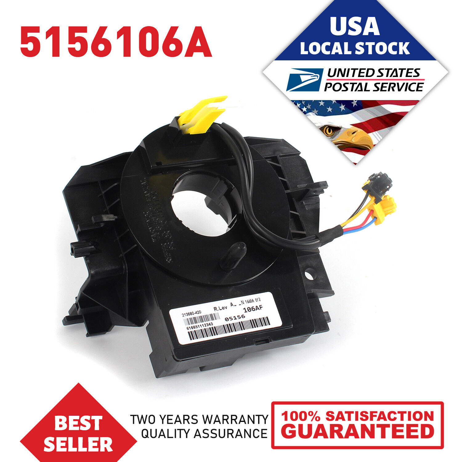 OEM Steering Wheel Clock spring Fit for Jeep Chrysler Dodge 68339336AA 5156106AF