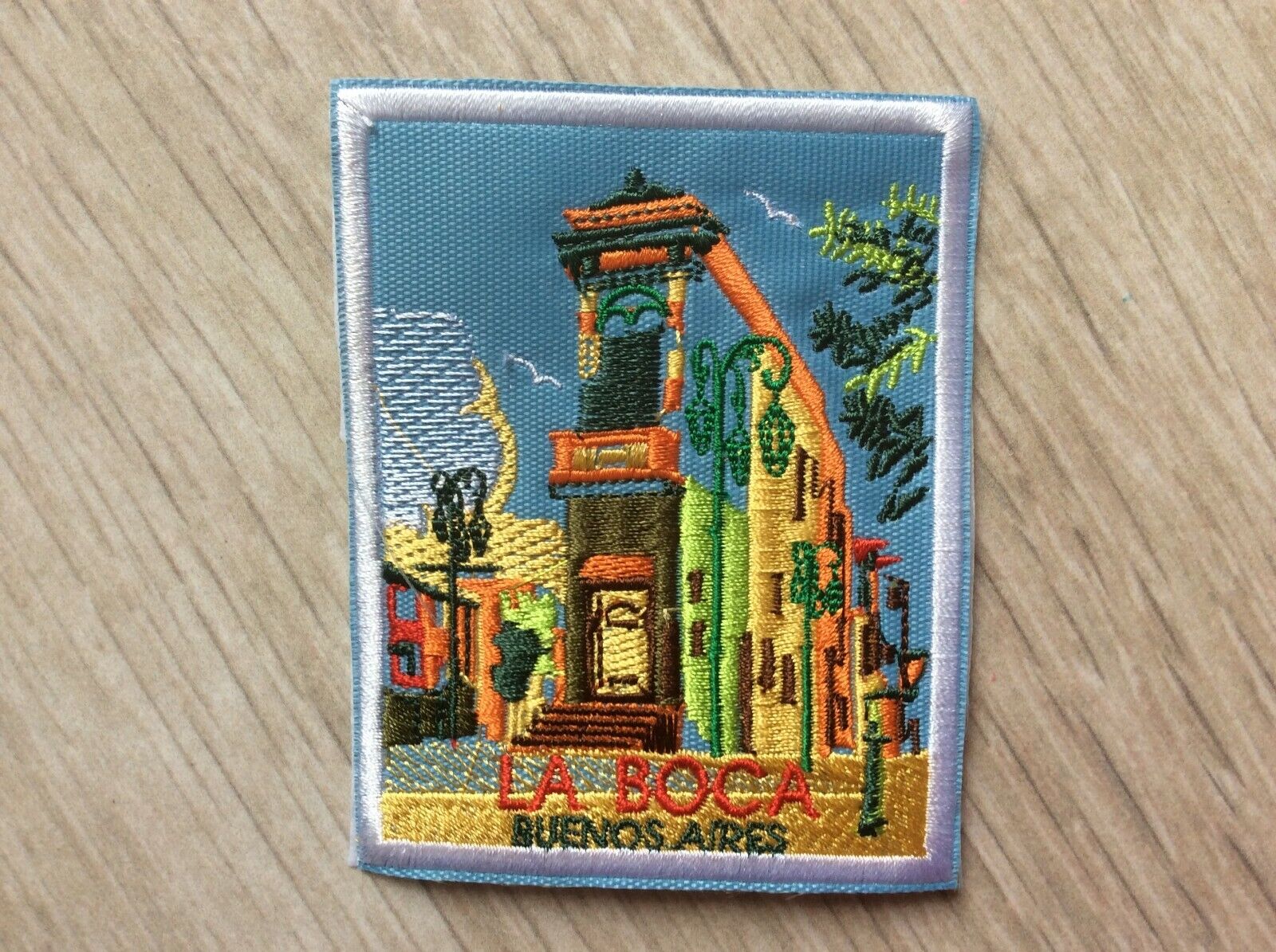 Patch La Boca Buenos Aires Argentina Caminito of Tango Souvenir South America