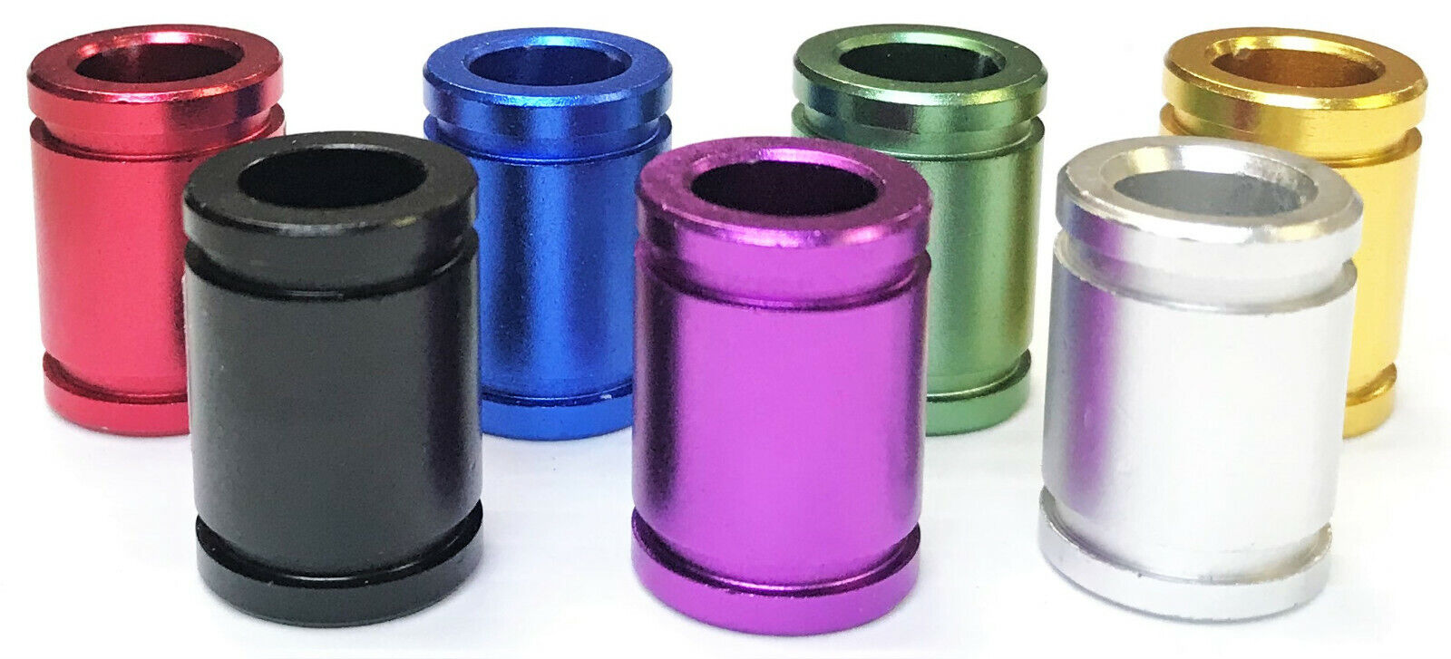 Eclipse Colorful Stacked Aluminum Cigarette Snuffers, 4ct, Smoke Head Stop, 105C