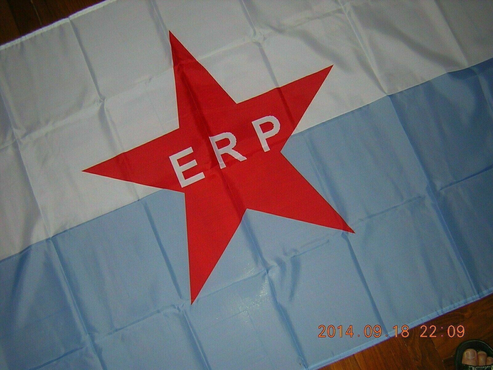 Ensign of  the People's Revolutionary Army of Argentina Bandera del ERP 3X5ft