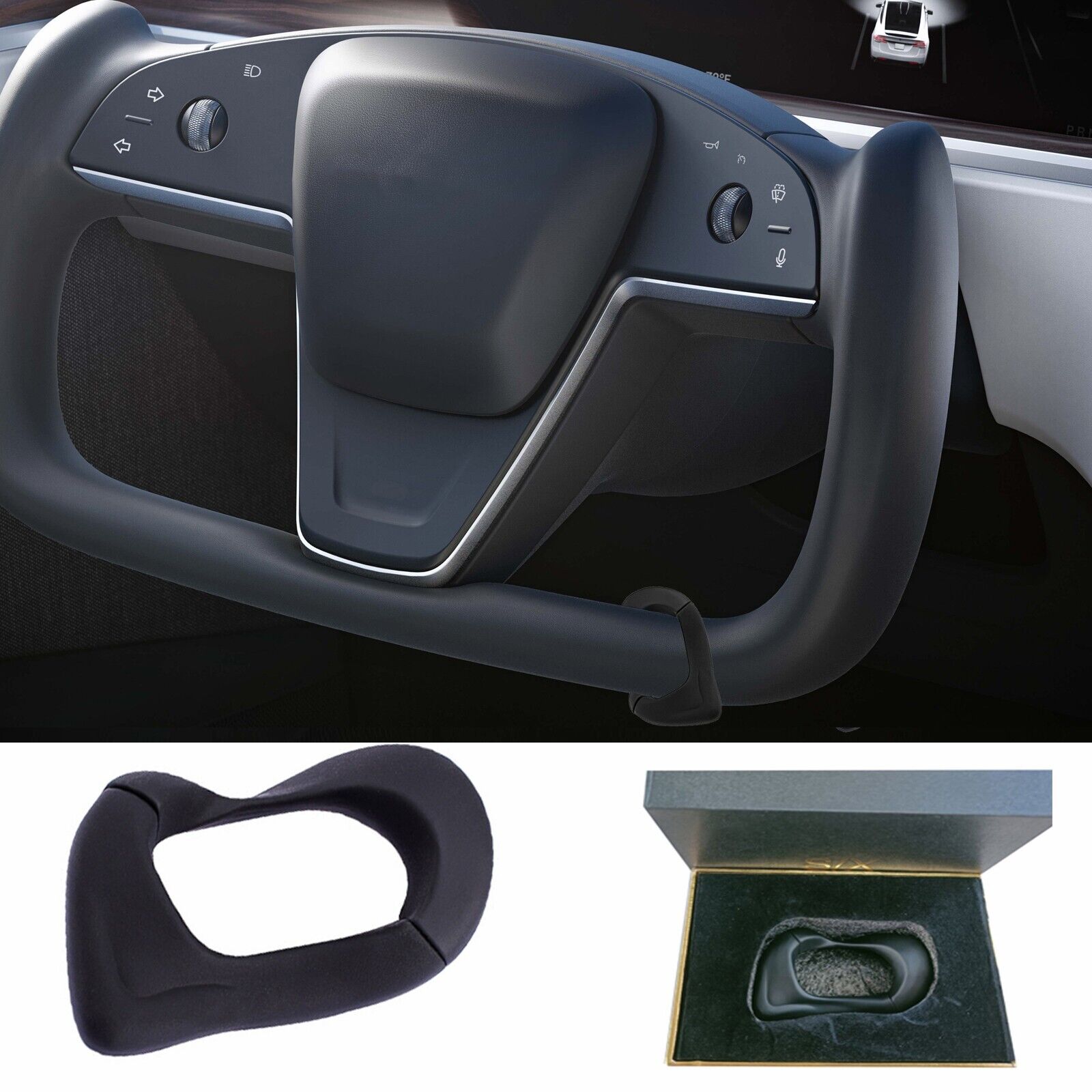 Steering Wheel Booster Weight Autopilot Counterweight for Tesla Model S X Yoke