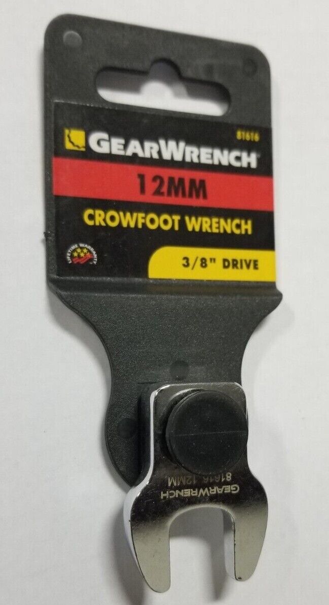 Gear Wrench 12mm Crowfoot Wrench 3/8