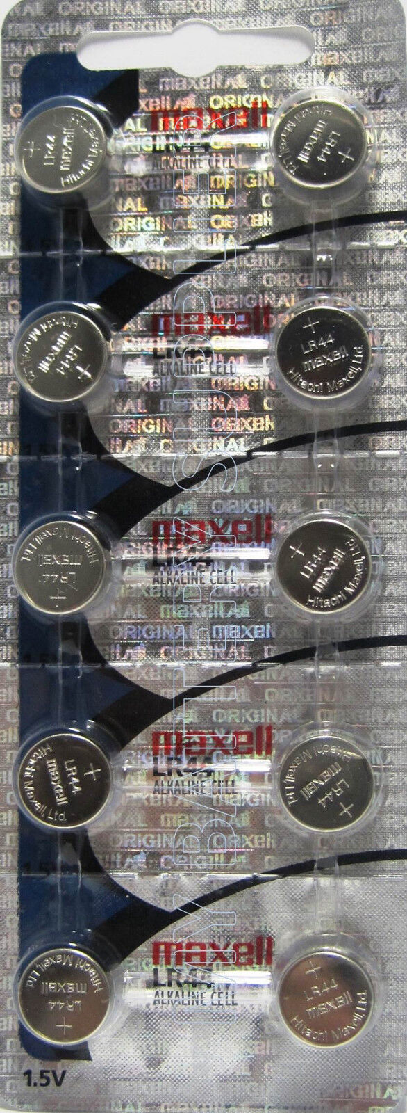 10 PACK MAXELL LR44 A76 L1154 AG13 357 157 303  New Alkaline Battery