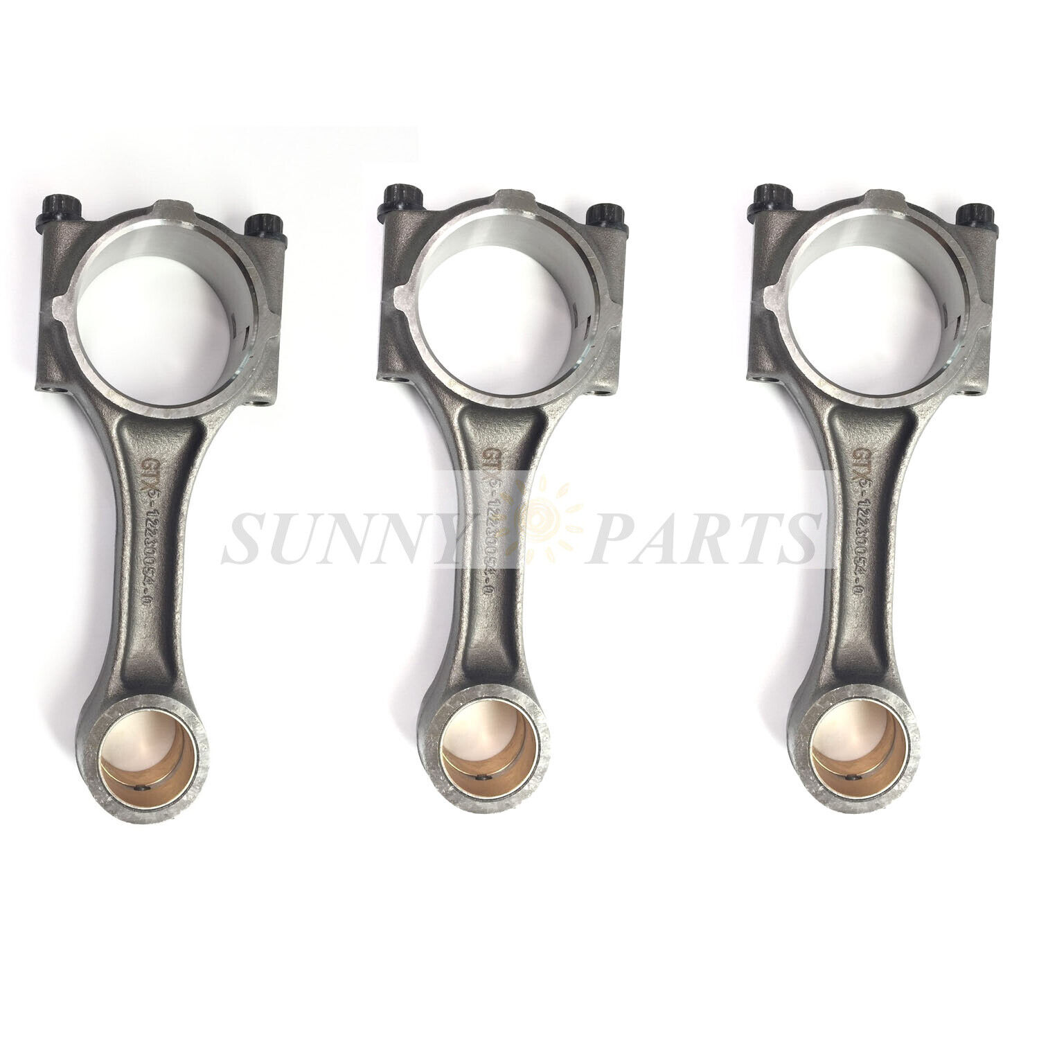 3 x Connecting Rods fits for Kubota D1503 Engine