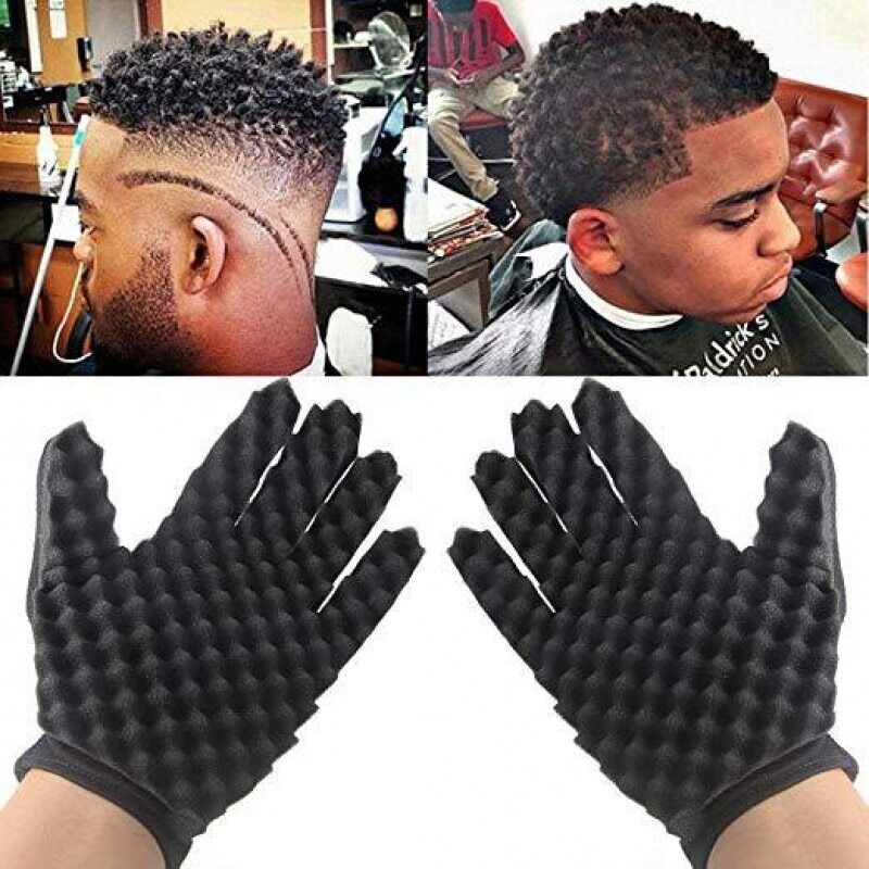 1Pc Double Side Wave Dread Twist Hair Brush Sponge Glove Tool Magic Twist Hair