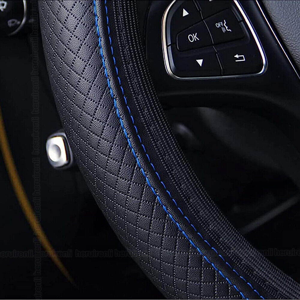 Leather Car Steering Wheel Cover for Good Grip Auto Accessories 15