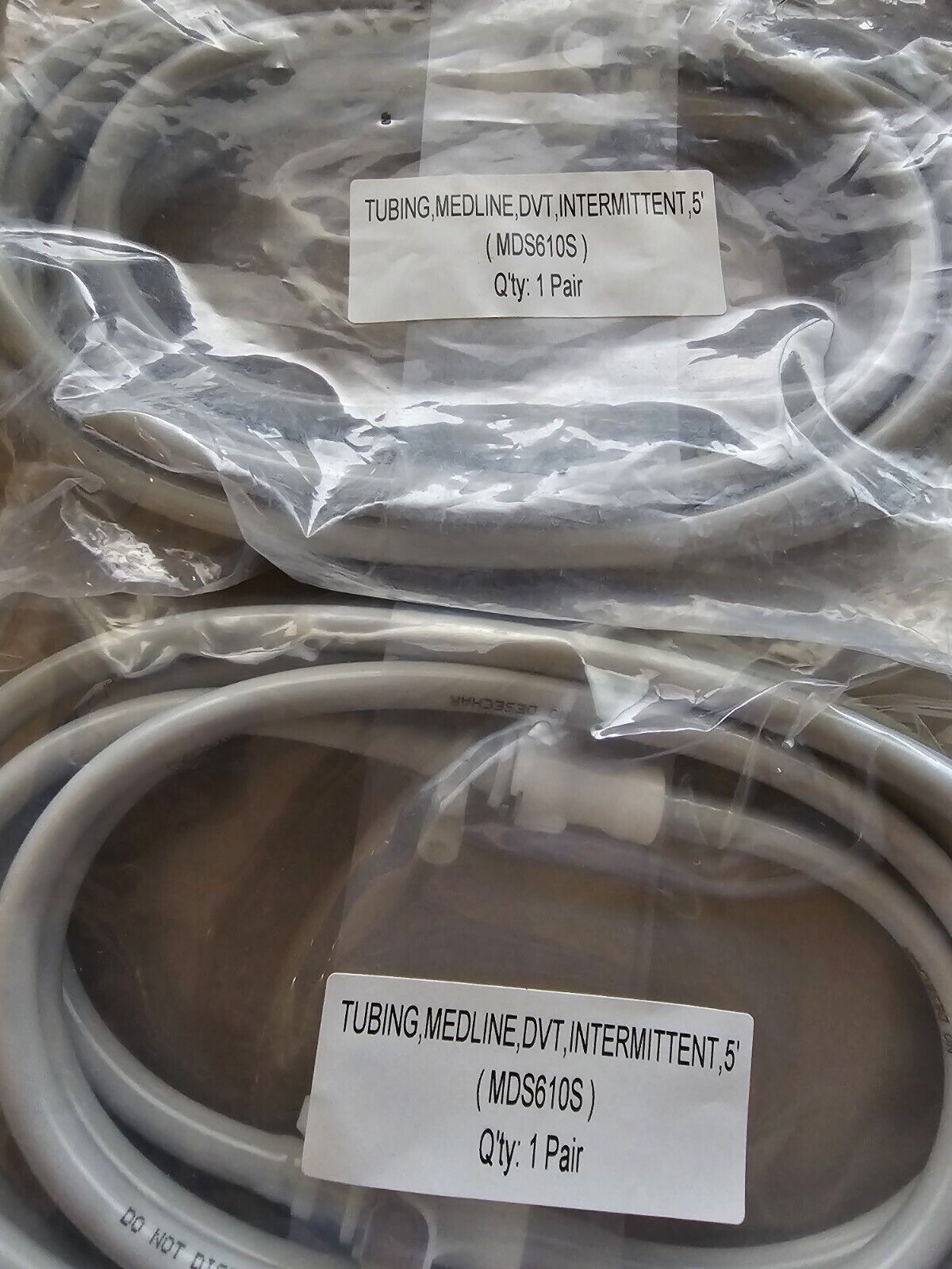 Medline MDS610S 5' Tubing for Hemo-Force Intermittent DVT Pumps 1 Pair