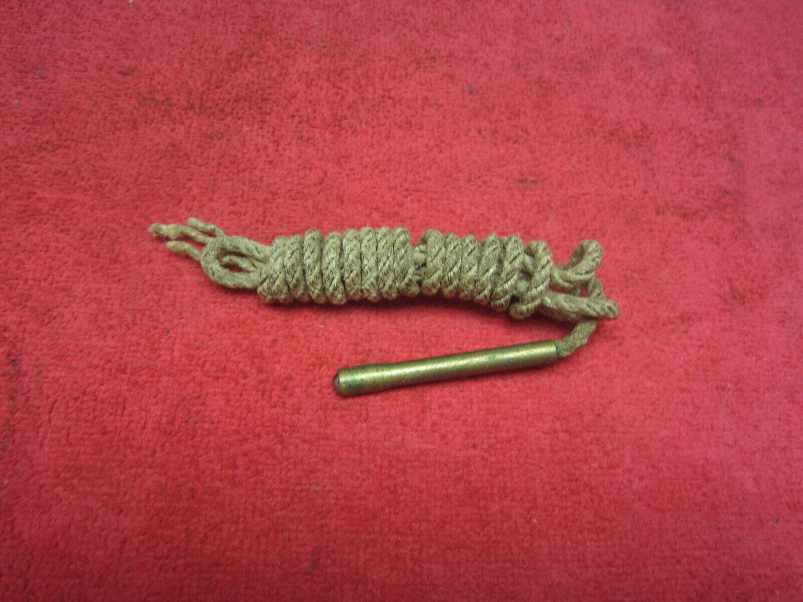 British WWII Rifle Pull Thru Bore Cleaning Tool.