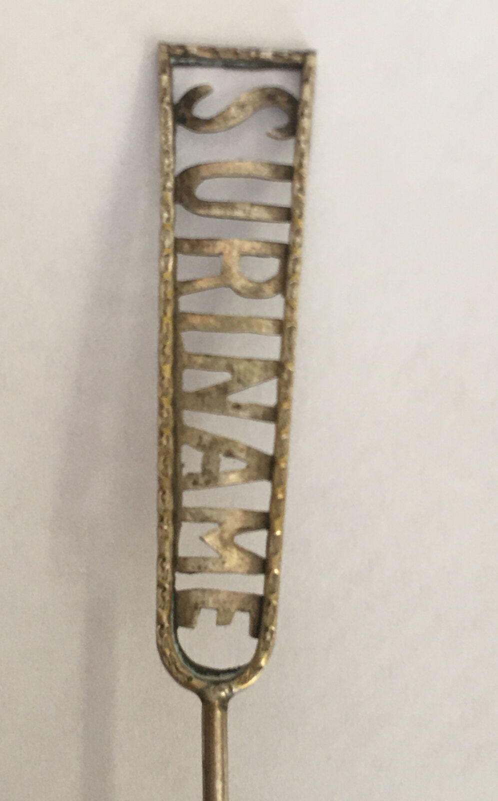 Vintage Souvenir Spoon Collectible Suriname