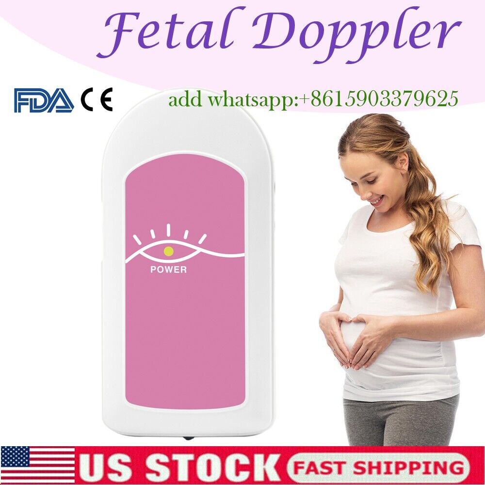 Doppler Fetal Heart rate Monitor Home Pregnancy Baby Fetal Sound Heart Rate Dete