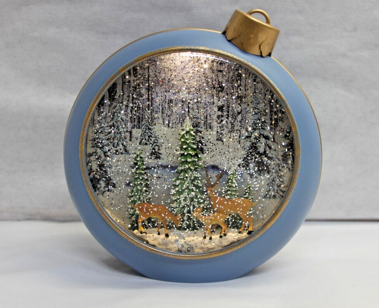 Illuminated Ornament with Scene by Valerie by Valerie WOODLAND DEER