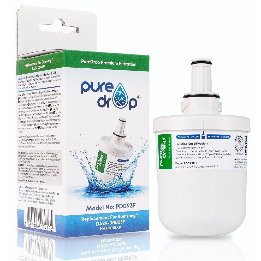 Fridge Filter Water For Samsung Aqua-Pure Plus DA29-00003F Hafin1/EXP