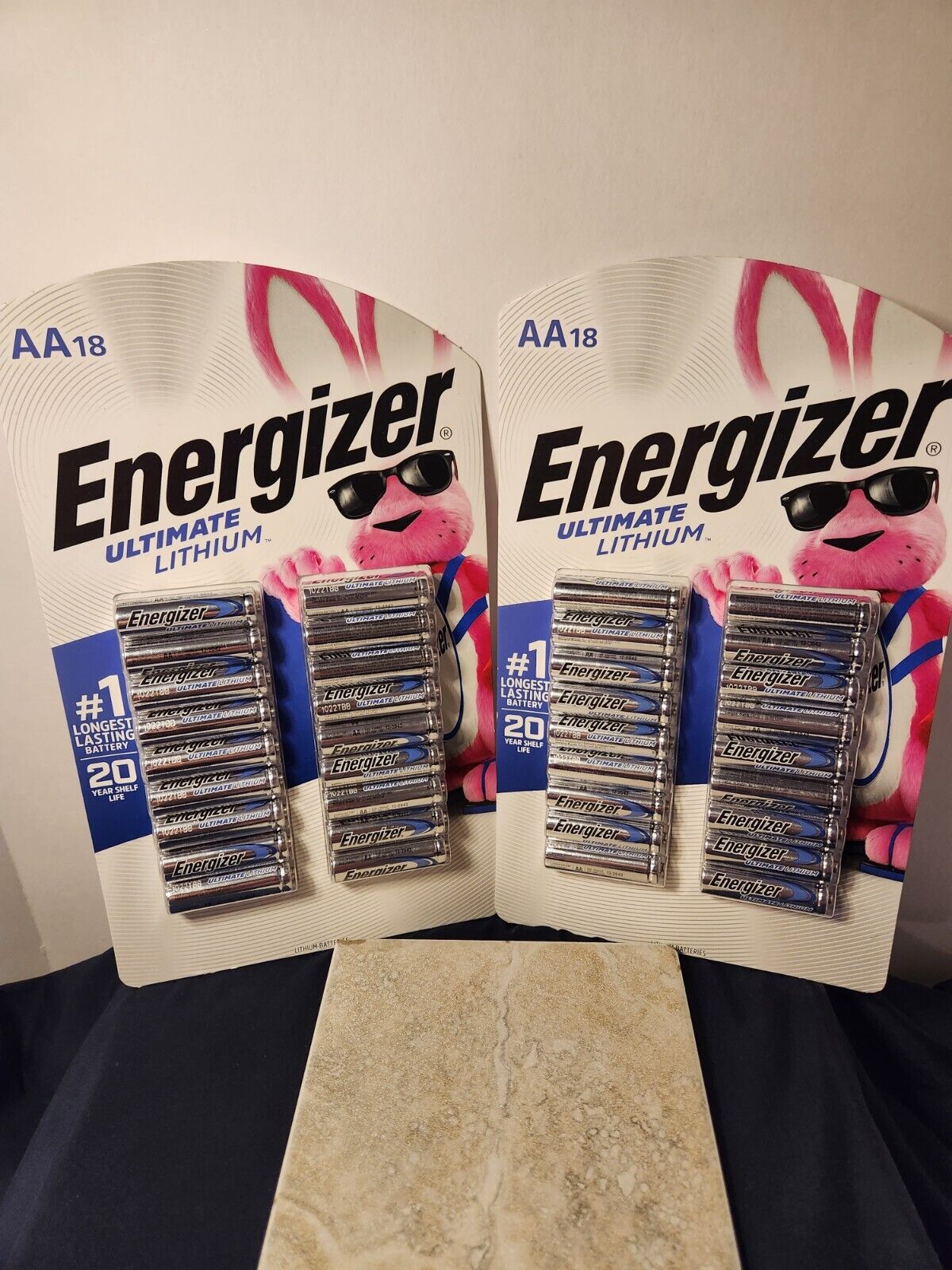 Lot Of 36 Energizer Ultimate Lithium AA Single Use Batteries