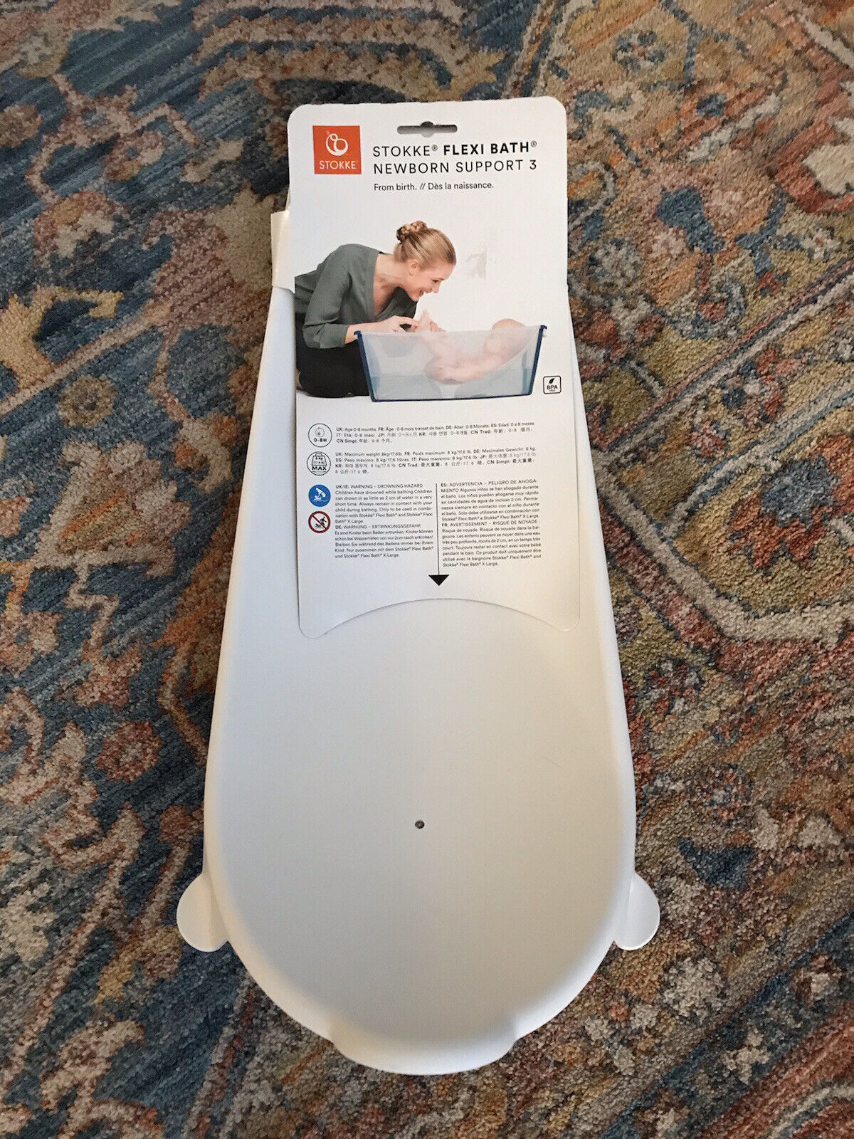 Stokke Flexi Bath~Newborn Support 3~0-8 Months New