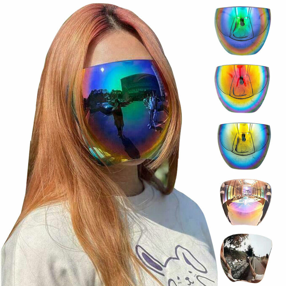 Oversized Full Sunglasses Cycling Face Mask Shield Polarized Large Glasses Cover