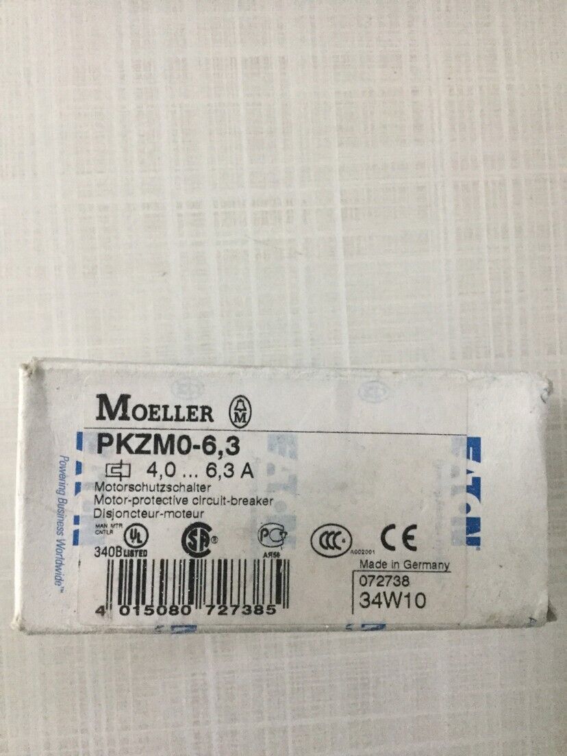Moeller PKZMO-6,3 (072738)Motor-protective Circuit Breaker
