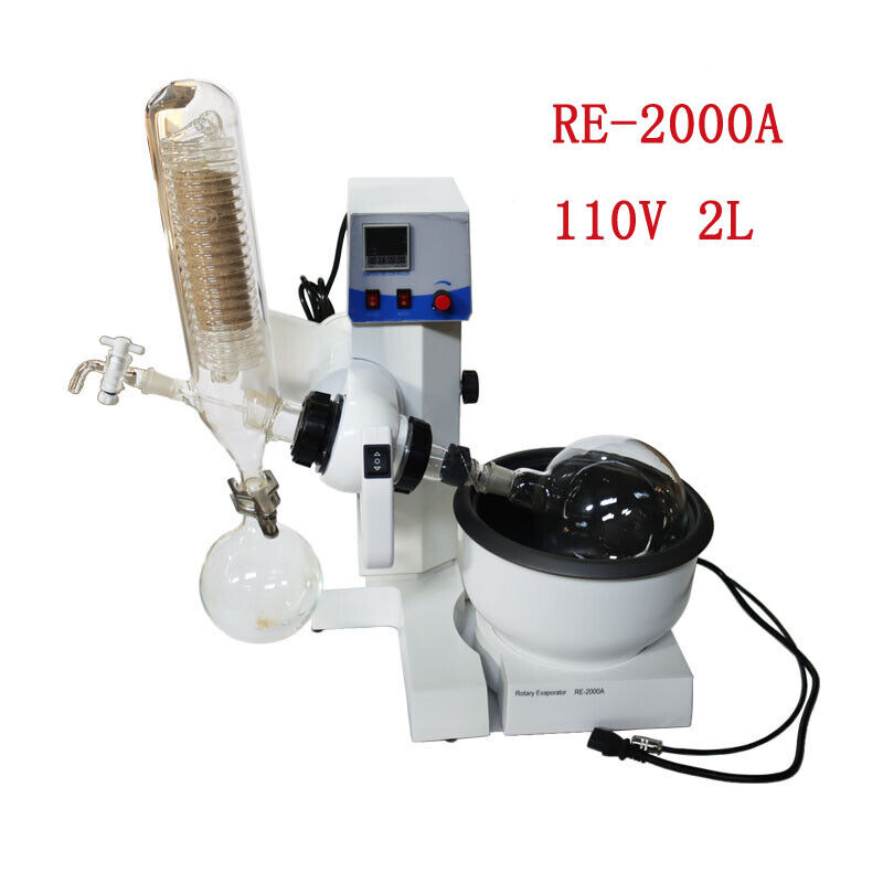 Rotary Evaporator Rotavapor 2L RE-2000A Electric Automatic Lifting Lab Equipment