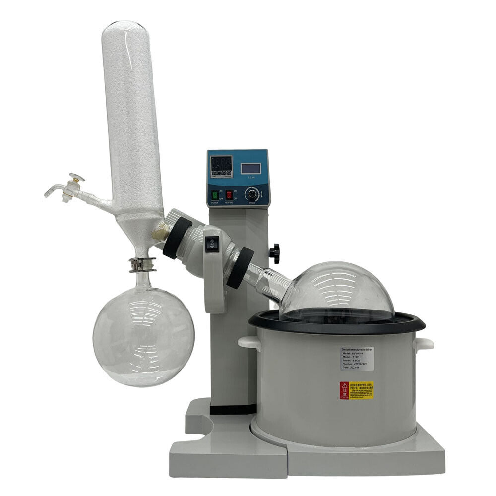 110V 5L Rotavapor Automatic Lifting Rotary Evaporator Laboratory Supply