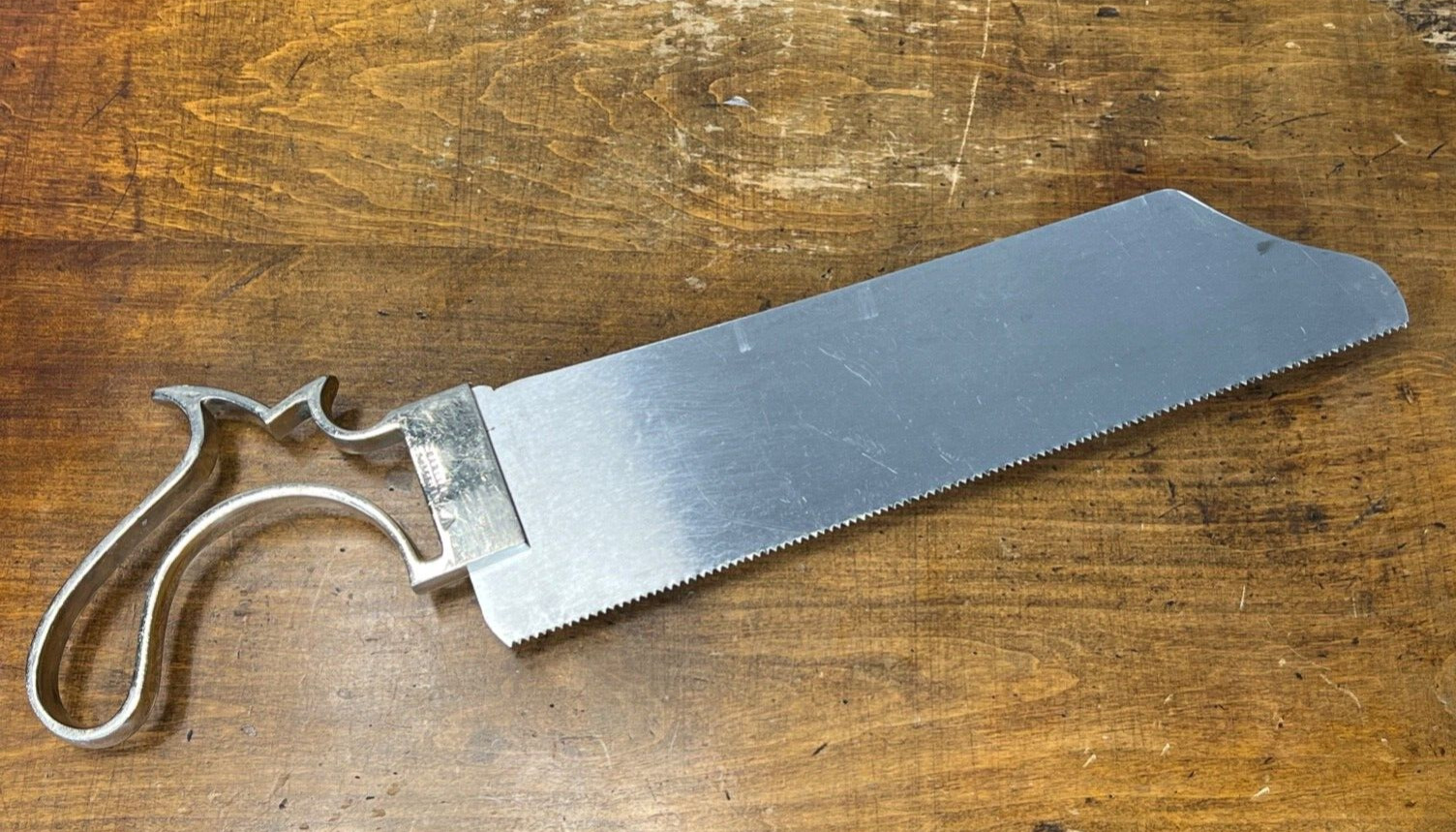 WWII English Military Army Field Surgeon Medical Amputation Bone Saw War Marking