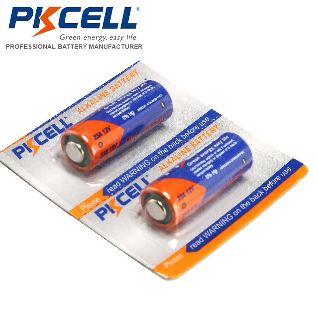 2pcs 12V A23 Batteries 23A MN21 L1028 LRV08 Alkaline for Ceiling Fan Remote