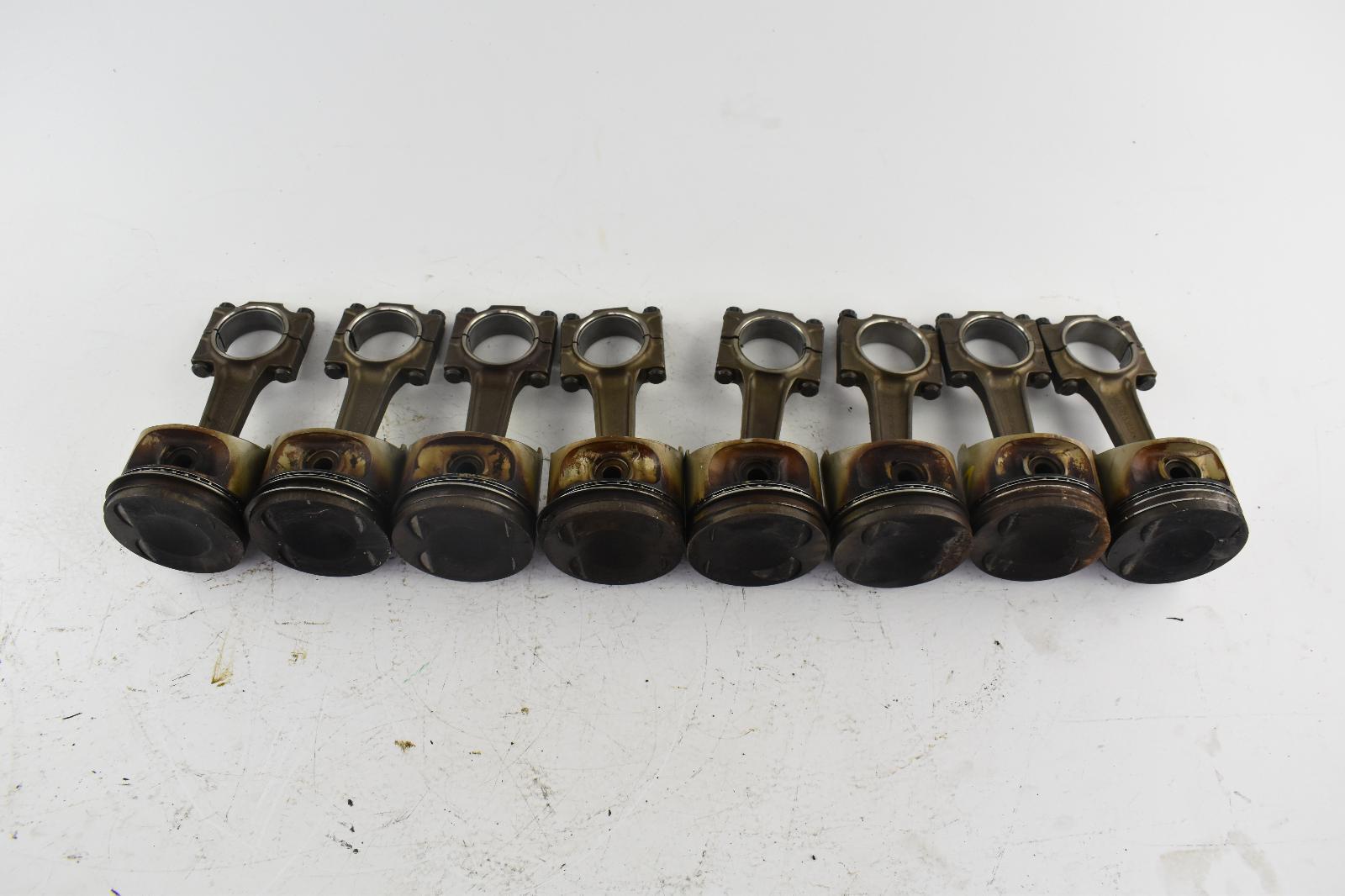 1985 PORSCHE 928 5.0L Set of 8 Eight Connecting Rods w/ Pistons 83K Miles OEM