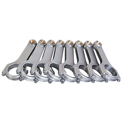 Eagle CRS6760C3D BBM 4340 Forged H-Beam Rods 6.760 w/1.094 Pin