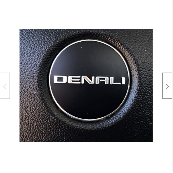 ONE GMC DENALI Steering Wheel Emblem logo badge Avalanche GMC Sierra Acadia