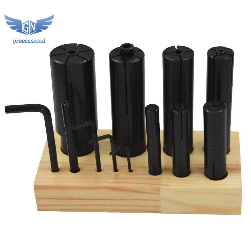 8 PCS Expanding Arbors Set Mandrels 1/4