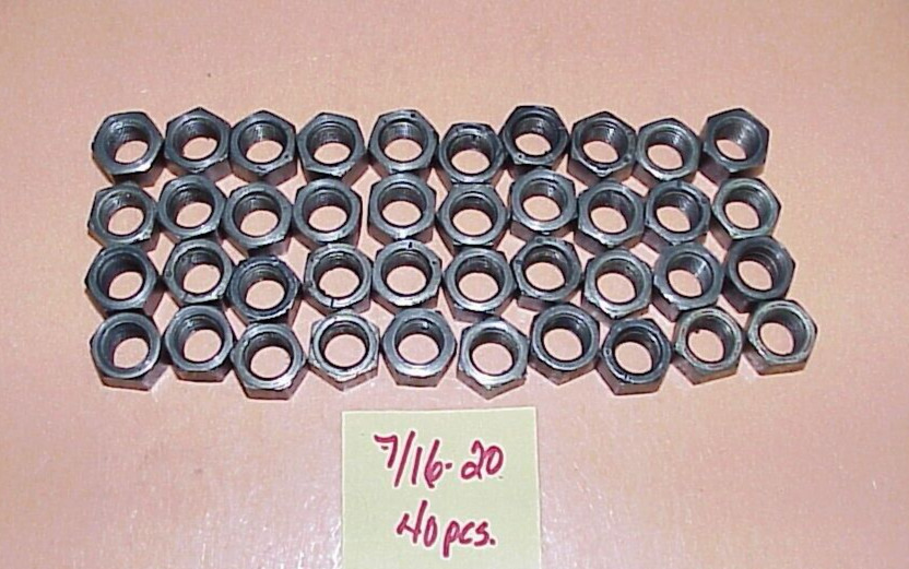 40 Steel Cylinder Head Stud Hex Nuts 7/16-20 ARP Dorman